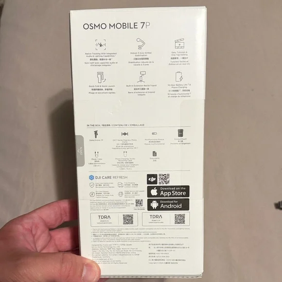 DJI Osmo Mobile 7P Stabilizer in Black